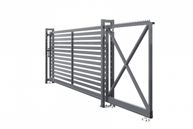 Buy sliding gates Deluxe 80x20mm 1.20m/4.00m from the manufacturer Setka Zahid price