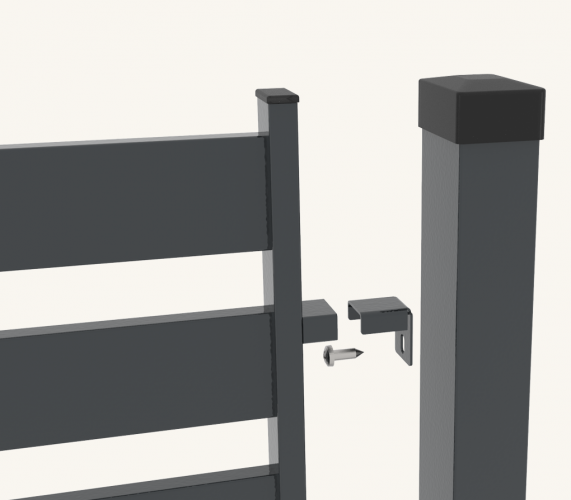 Buy Deluxe fence section 80x20mm/1.4mm 1.0m/2.0m price