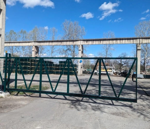 Монтаж воріт відкатних більше 7 м фото 4
