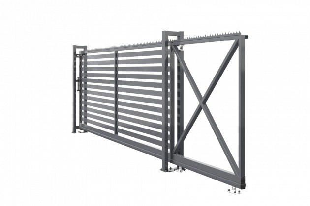 Buy sliding gates Deluxe 80x20mm 1.70m/4.00m from the manufacturer Setka Zahid price