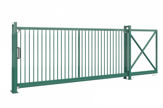 Buy sliding gates Industry 40x20mm / 105mm 2.00m / 4.00m ots. + PP in Grid West photo 5