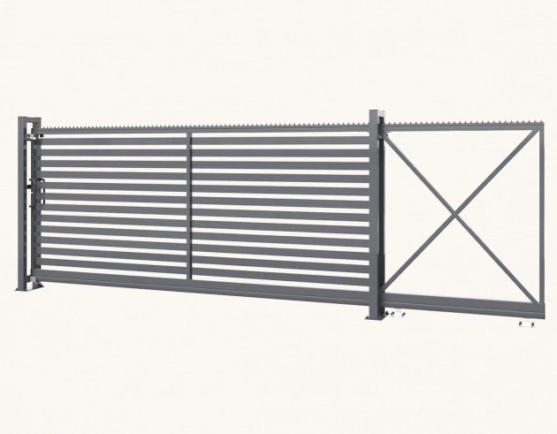 Buy sliding gates Deluxe 80x20mm 1.70m/4.00m from the manufacturer Setka Zahid