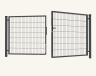 Buy swing gate Duos Box 200x50mm 5mm/4mm/5mm 1.50m in Sitka Zakhid