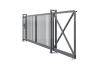 Buy sliding gates Industry 40x20mm / 105mm 1.50m / 5.00m ots. + PP in Grid West